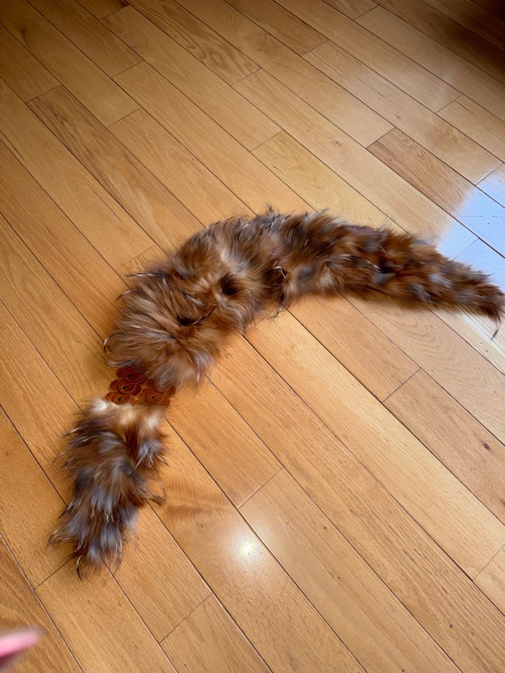 Punto Fashion Brown Faux Fur Collar Scarf